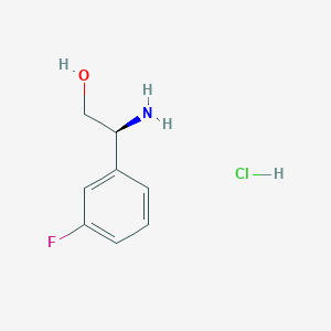 (S)-2-amino-2-(3-fluorophenyl)ethanol hydrochloride