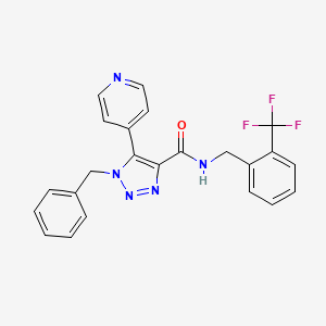 molecular formula C23H18F3N5O B2399558 C23H18F3N5O CAS No. 1795435-80-1