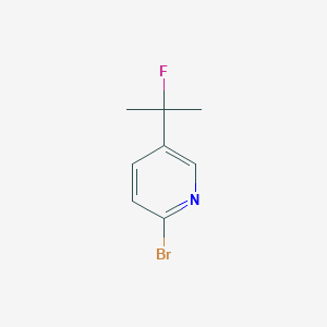 molecular formula C8H9BrFN B2399561 2-溴-5-(2-氟-2-丙基)吡啶 CAS No. 2091683-62-2