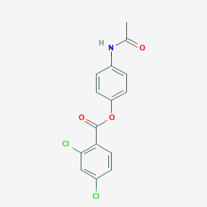 molecular formula C15H11Cl2NO3 B239962 4-(Acetylamino)phenyl 2,4-dichlorobenzoate 