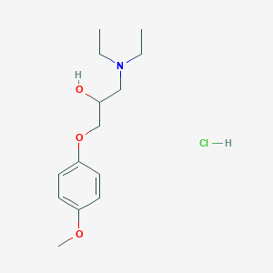 1-(Diethylamino)-3-(4-methoxyphenoxy)propan-2-ol hydrochloride