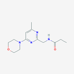 N-((4-methyl-6-morpholinopyrimidin-2-yl)methyl)propionamide