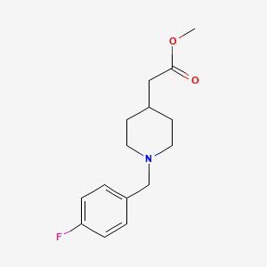 Methyl [1-(4-fluorobenzyl)piperidin-4-yl]acetate