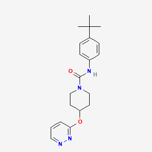 N-(4-(tert-butyl)phenyl)-4-(pyridazin-3-yloxy)piperidine-1-carboxamide