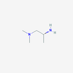molecular formula C5H14N2 B2399719 (R)-1-(Dimethylamino)-2-propanamine CAS No. 346690-99-1
