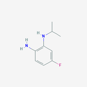 molecular formula C9H13FN2 B2399751 4-Fluoro-N2-isopropylbenzene-1,2-diamine CAS No. 1026934-69-9