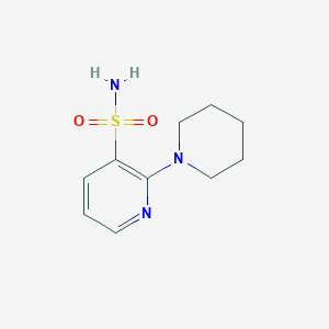 molecular formula C10H15N3O2S B2399756 2-(Piperidin-1-yl)pyridine-3-sulfonamide CAS No. 90811-10-2