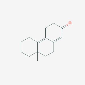 molecular formula C15H20O B239976 8a-methyl-4,5,6,7,8,8a,9,10-octahydro-2(3H)-phenanthrenone 