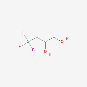 molecular formula C4H7F3O2 B2399777 4,4,4-Trifluorobutane-1,2-diol CAS No. 2106-73-2
