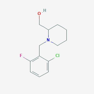 [1-(2-Chloro-6-fluoro-benzyl)-piperidin-2-yl]-methanol