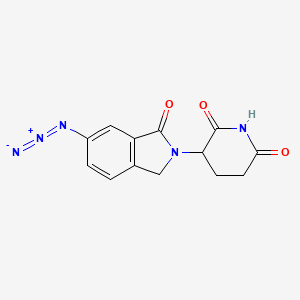 3-(5-Azido-3-oxo-1H-isoindol-2-yl)piperidine-2,6-dione