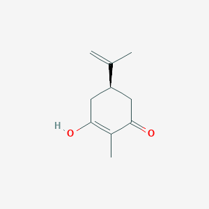 molecular formula C10H14O2 B239987 3-Hydroxy-5-isopropenyl-2-methyl-2-cyclohexen-1-one 