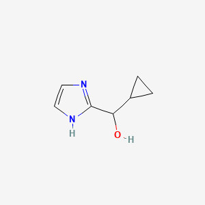 molecular formula C7H10N2O B2399881 Cyclopropyl(1H-imidazol-2-yl)methanol CAS No. 1539855-40-7