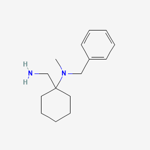 molecular formula C15H24N2 B2399889 1-(aminomethyl)-N-benzyl-N-methylcyclohexan-1-amine CAS No. 41805-29-2