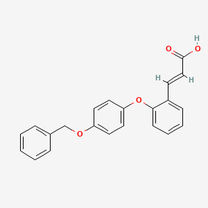 3-{2-[4-(Benzyloxy)phenoxy]phenyl}acrylic acid