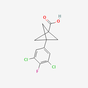 3-(3,5-Dichloro-4-fluorophenyl)bicyclo[1.1.1]pentane-1-carboxylic acid