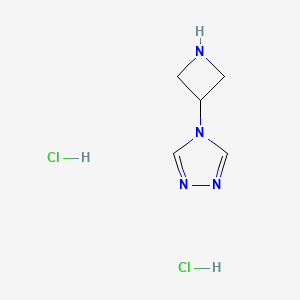 4-(Azetidin-3-yl)-1,2,4-triazole;dihydrochloride