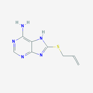 molecular formula C8H9N5S B240004 8-(allylsulfanyl)-9H-purin-6-amine 