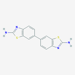 molecular formula C14H10N4S2 B240005 2,2'-Diamino[6,6'-bibenzothiazole] 