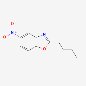 molecular formula C11H12N2O3 B2400086 2-Butyl-5-nitro-1,3-benzoxazole CAS No. 886360-98-1