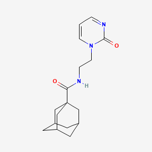 (3r,5r,7r)-N-(2-(2-oxopyrimidin-1(2H)-yl)ethyl)adamantane-1-carboxamide