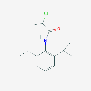 molecular formula C15H22ClNO B2400161 2-Chloro-N-[2,6-di(propan-2-yl)phenyl]propanamide CAS No. 1444630-93-6