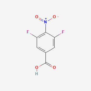 molecular formula C7H3F2NO4 B2400175 3,5-Difluoro-4-nitrobenzoic acid CAS No. 1131580-60-3