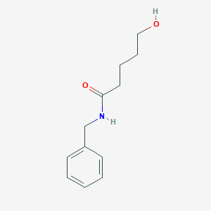 molecular formula C12H17NO2 B240020 N-benzyl-5-hydroxypentanamide 