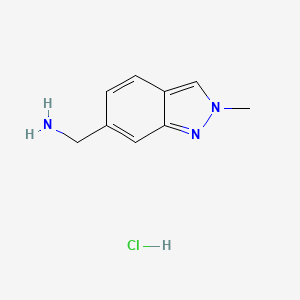 1-(2-methyl-2H-indazol-6-yl)methanamine hydrochloride