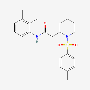 molecular formula C22H28N2O3S B2400218 N-(2,3-dimethylphenyl)-2-(1-tosylpiperidin-2-yl)acetamide CAS No. 941910-58-3