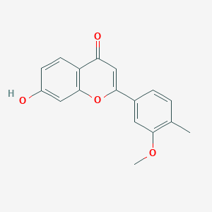 7-Hydroxy-2-(3-methoxy-4-methylphenyl)chromen-4-one