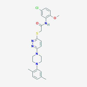 N-(2-ethylphenyl)-2-[4-[(4-methylbenzyl)amino]-2-oxoquinazolin-1(2H)-yl]acetamide
