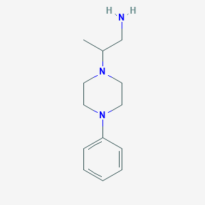 2-(4-Phenylpiperazin-1-yl)propan-1-amine