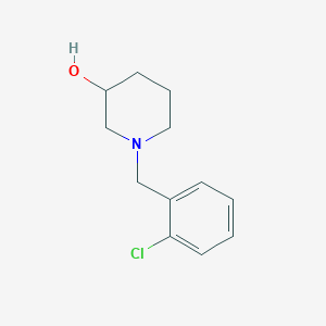 molecular formula C12H16ClNO B2400294 1-(2-Chloro-benzyl)-piperidin-3-ol CAS No. 414890-85-0