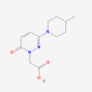 [3-(4-methylpiperidin-1-yl)-6-oxopyridazin-1(6H)-yl]acetic acid