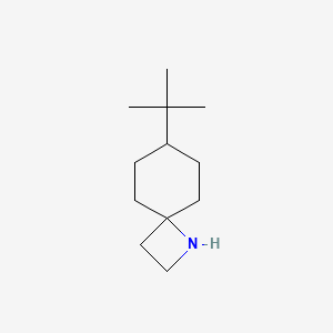 molecular formula C12H23N B2400313 7-Tert-butyl-1-azaspiro[3.5]nonane CAS No. 2408969-83-3