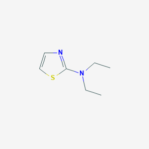 molecular formula C7H12N2S B2400321 N,N-diethyl-1,3-thiazol-2-amine CAS No. 13472-99-6