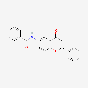 N-(4-oxo-2-phenyl-4H-chromen-6-yl)benzamide