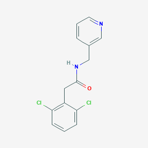 2-(2,6-dichlorophenyl)-N-(3-pyridinylmethyl)acetamide