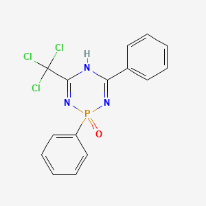 2,4-Diphenyl-6-(trichloromethyl)-1,2-dihydro-1,3,5,2-triazaphosphinine 2-oxide