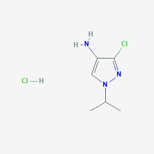 3-Chloro-1-propan-2-ylpyrazol-4-amine;hydrochloride