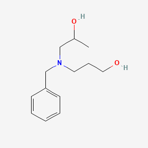 molecular formula C13H21NO2 B2400470 3-[Benzyl-(2-hydroxy-propyl)-amino]-propan-1-OL CAS No. 80662-80-2