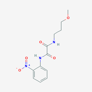 N-(3-methoxypropyl)-N'-(2-nitrophenyl)oxamide