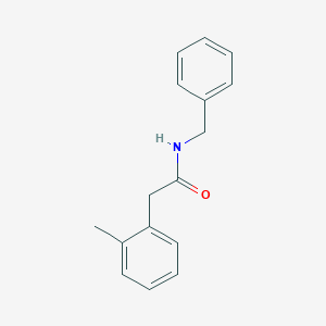 molecular formula C16H17NO B240049 N-benzyl-2-(2-methylphenyl)acetamide 