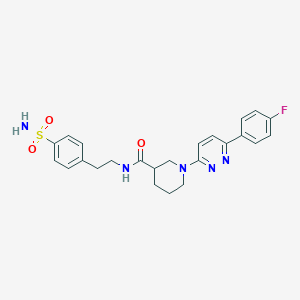 1-(6-(4-fluorophenyl)pyridazin-3-yl)-N-(4-sulfamoylphenethyl)piperidine-3-carboxamide