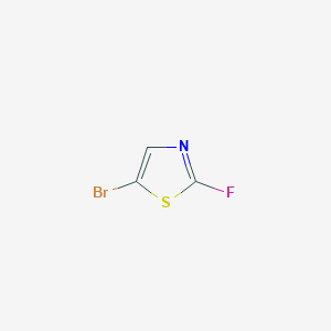 molecular formula C3HBrFNS B2400505 5-Bromo-2-fluorothiazole CAS No. 1207608-60-3