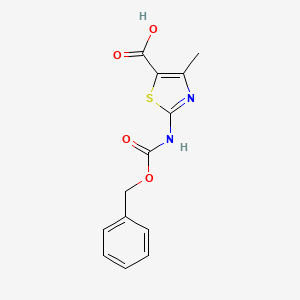 4-Methyl-2-(phenylmethoxycarbonylamino)-1,3-thiazole-5-carboxylic acid