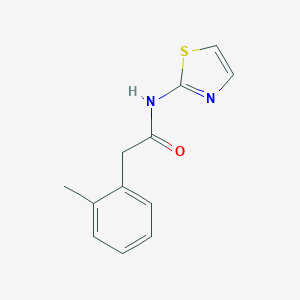 molecular formula C12H12N2OS B240053 2-(2-methylphenyl)-N-(1,3-thiazol-2-yl)acetamide 