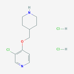 3-Chloro-4-[(piperidin-4-yl)methoxy]pyridine dihydrochloride