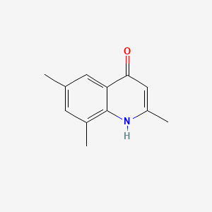 molecular formula C12H13NO B2400580 2,6,8-Trimethylquinolin-4-ol CAS No. 15644-93-6